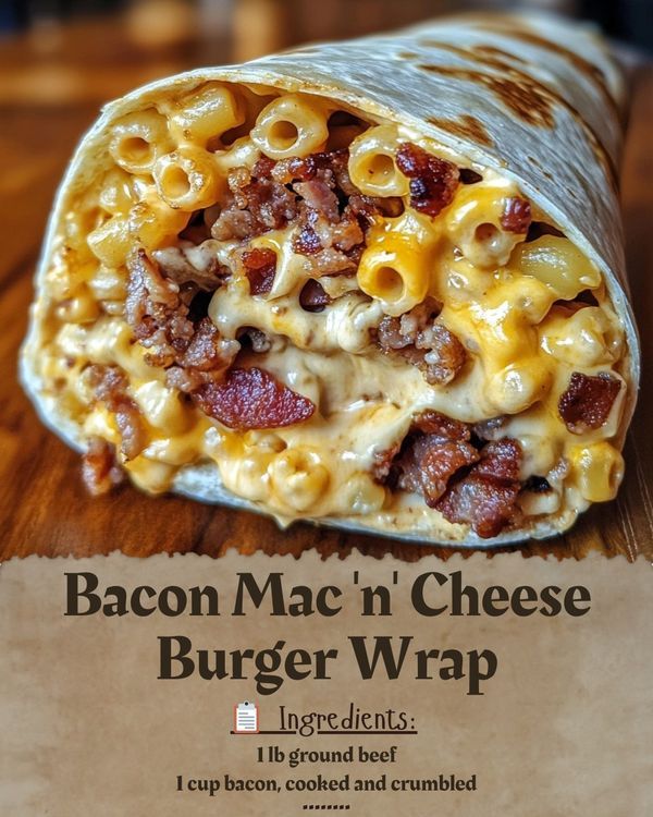 Ultimate Bacon Cheese Burger Wrap – Your Next Comfort Food!