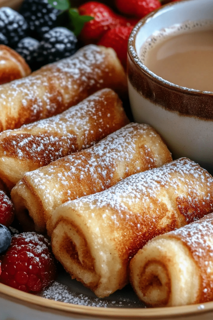 Cinnamon Roll French Toast Roll-Ups