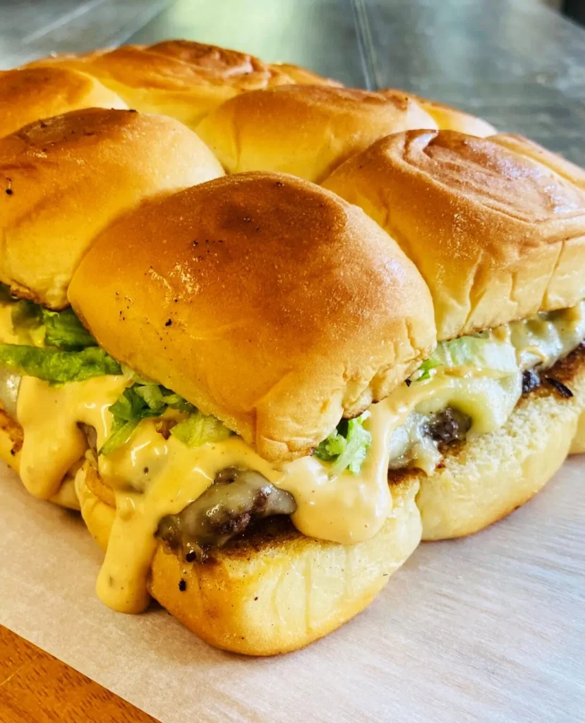 Blackstone Cheeseburger Sliders