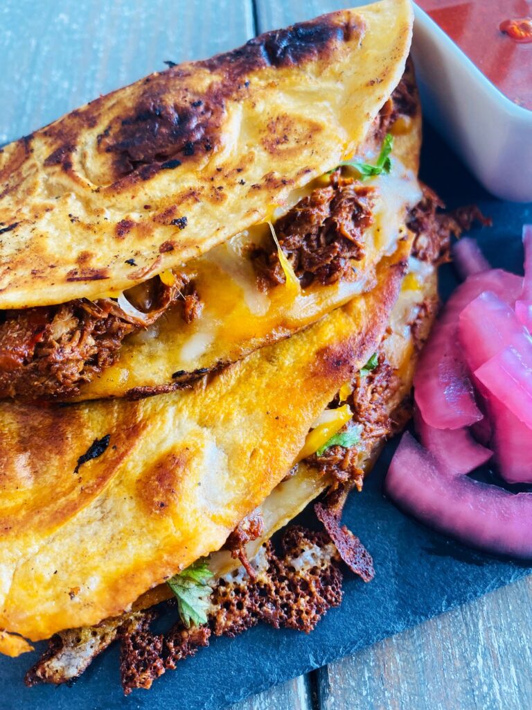 Birria Tacos on the blackstone griddle 🌮