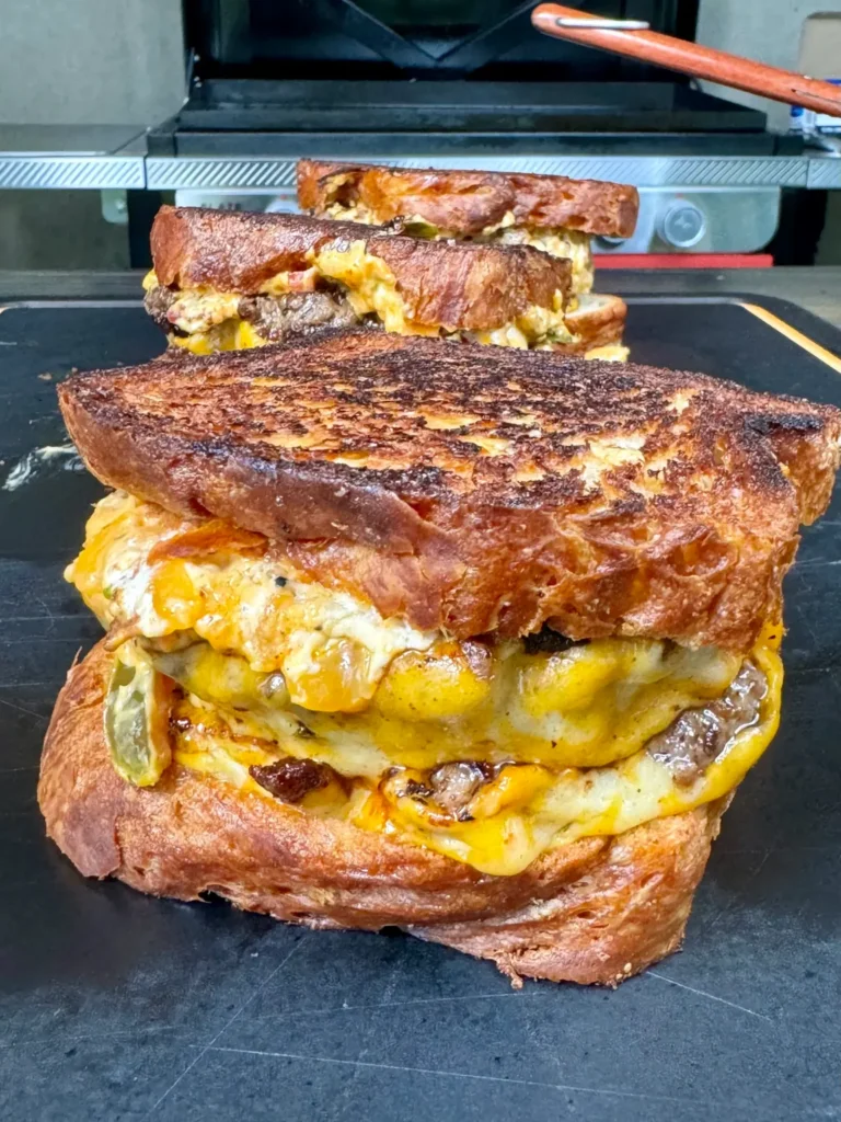Jalapeño Popper Patty Melts