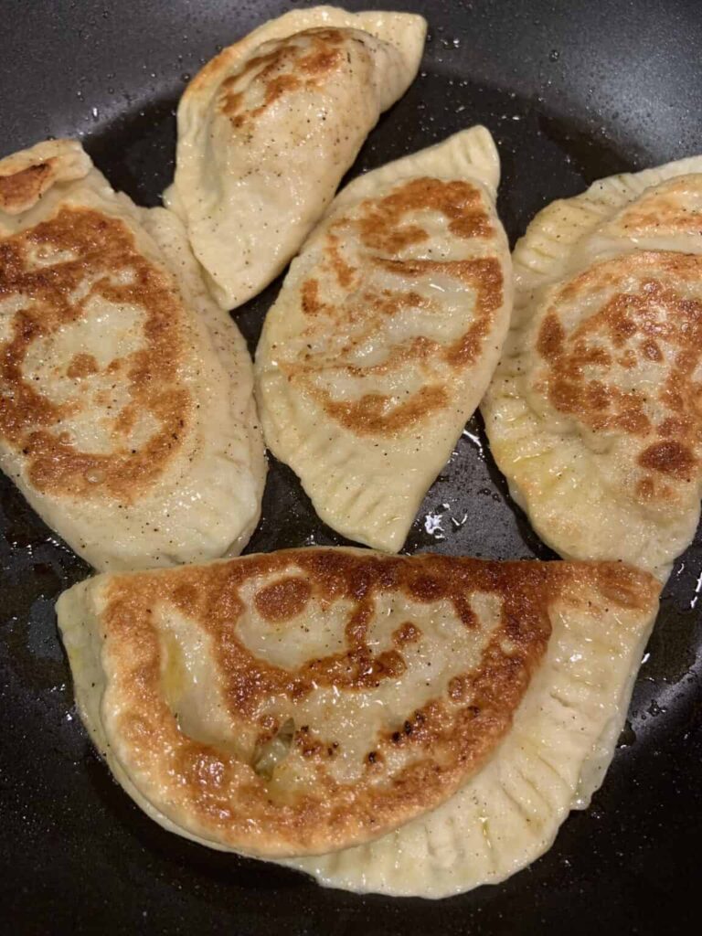 Blackstone Cabbage Pierogies