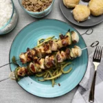 Chicken Kabobs on Blackstone Griddle