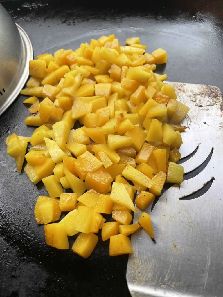 Blackstone Griddle Grilled Butternut Squash