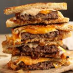 Southern cheesy patty melt