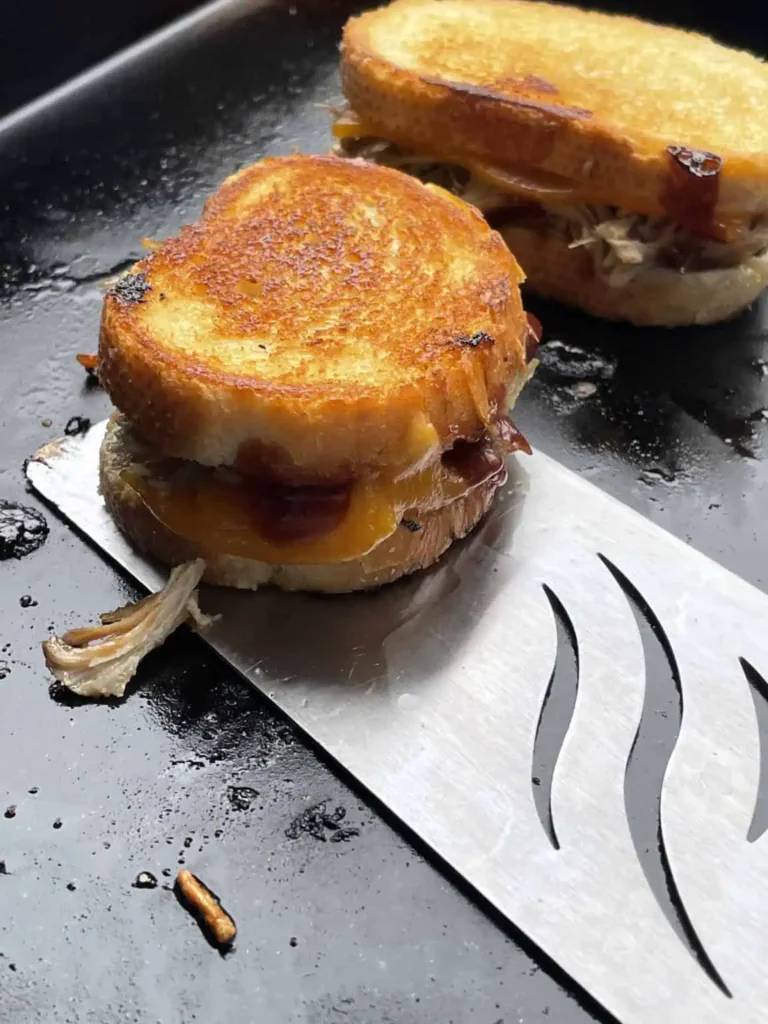 Pulled Pork Grilled Cheese