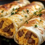 Sausage, Egg, and Cheese Breakfast Roll-Ups