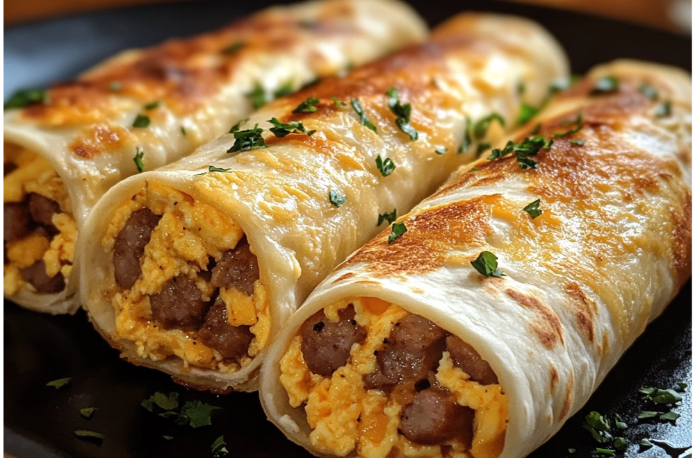 Sausage, Egg, and Cheese Breakfast Roll-Ups