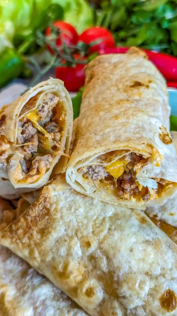 Loaded Cheesy Pocket Tacos