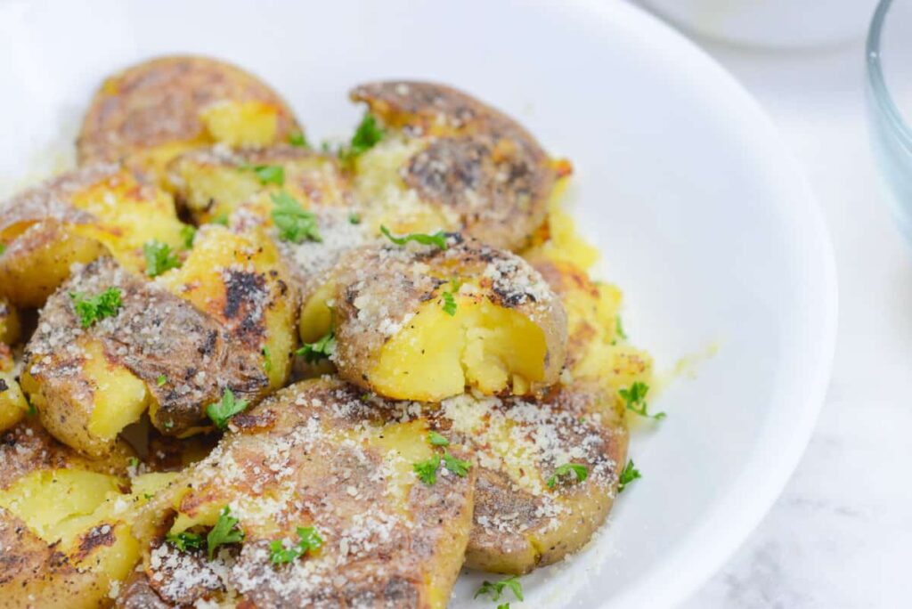 Blackstone Smashed Potatoes