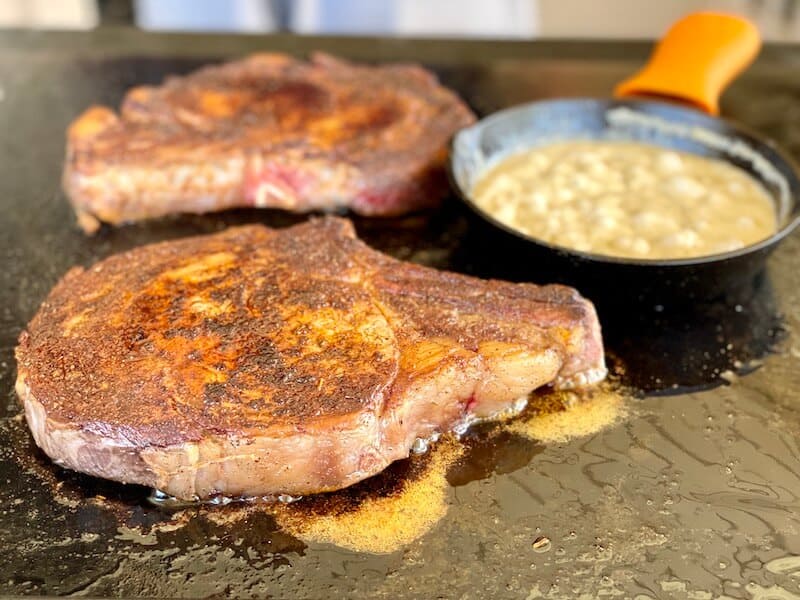 Steak on the Blackstone Griddle