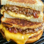 Bacon Jam Grilled Cheeseburgers