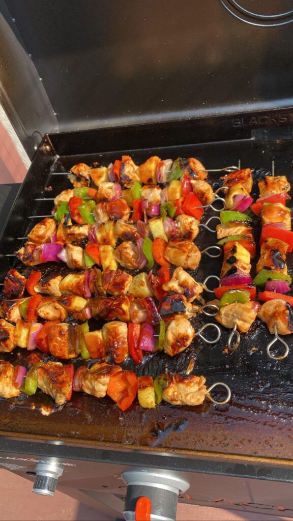 Grilled Teriyaki Chicken Skewers