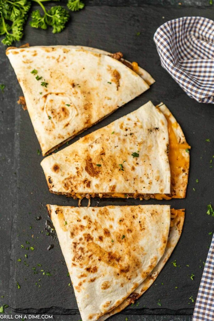 Blackstone Sloppy Joe Quesadillas