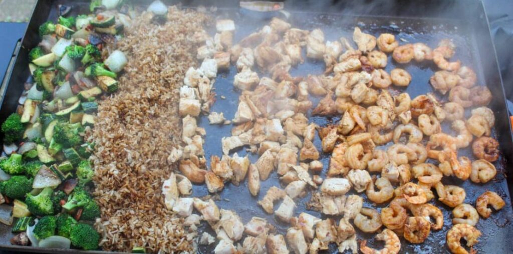 Hibachi on the Blackstone