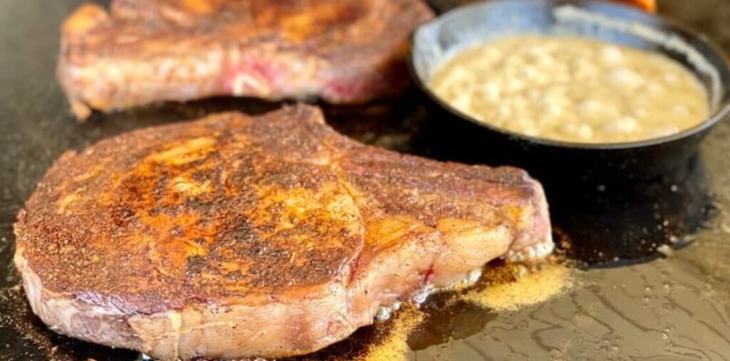 Steak on the Blackstone Griddle