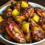 Brown Sugar Pineapple Wings