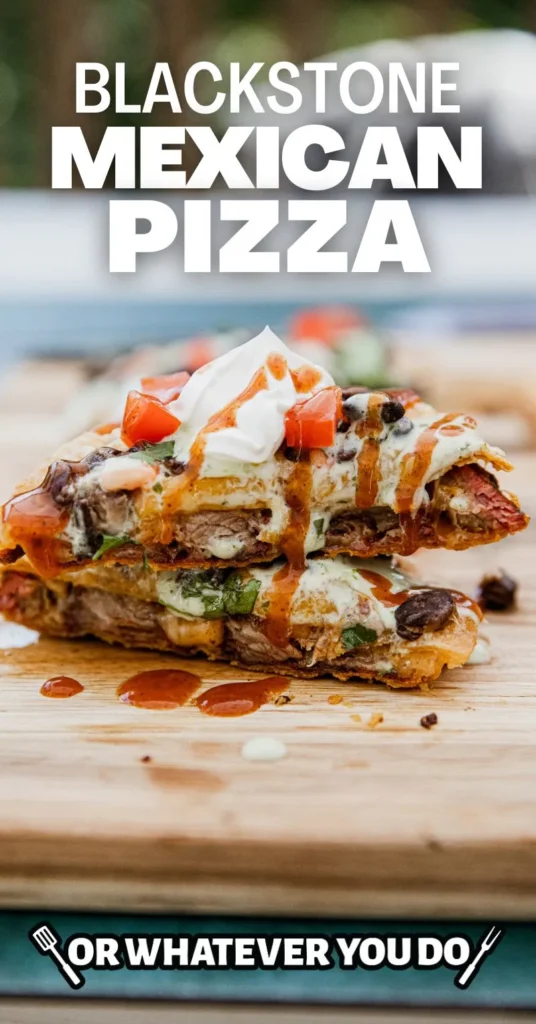 Blackstone Mexican Pizzas Recipe
