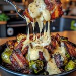 Honey-Glazed Roasted Brussels Sprouts with Bacon