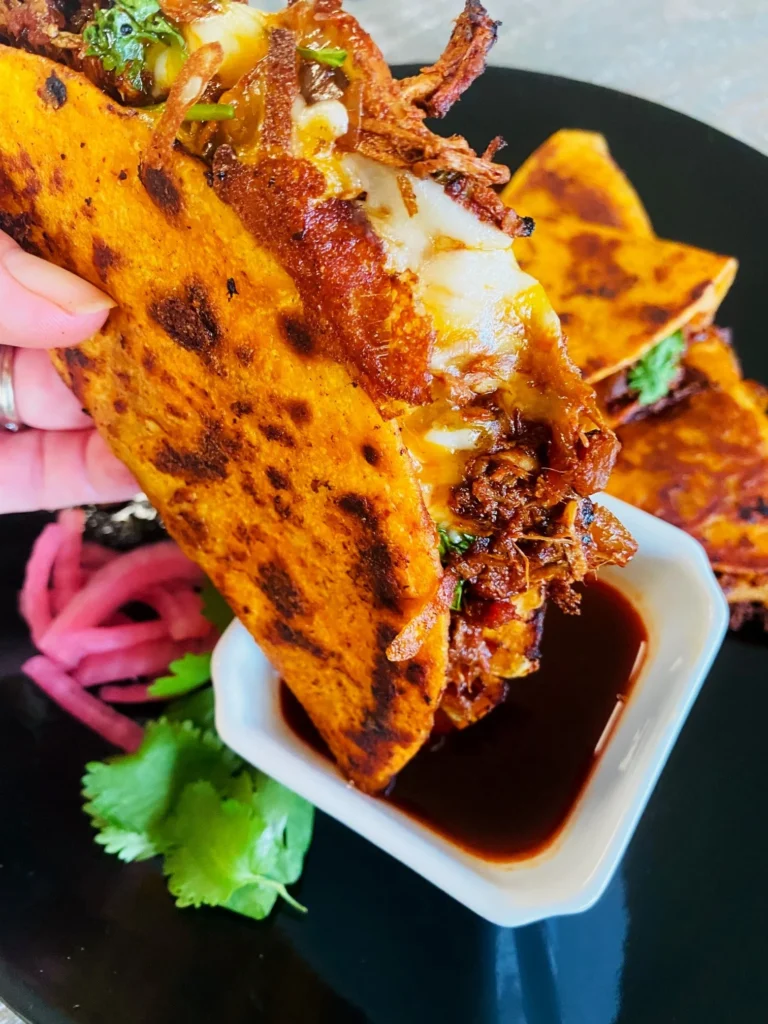 Blackstone Chicken Birria Tacos