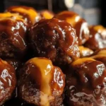 Smoky BBQ Bacon Cheeseburger Meatballs
