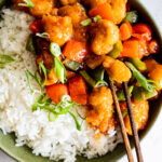 Sweet and Sour Chicken in Leaves Recipe
