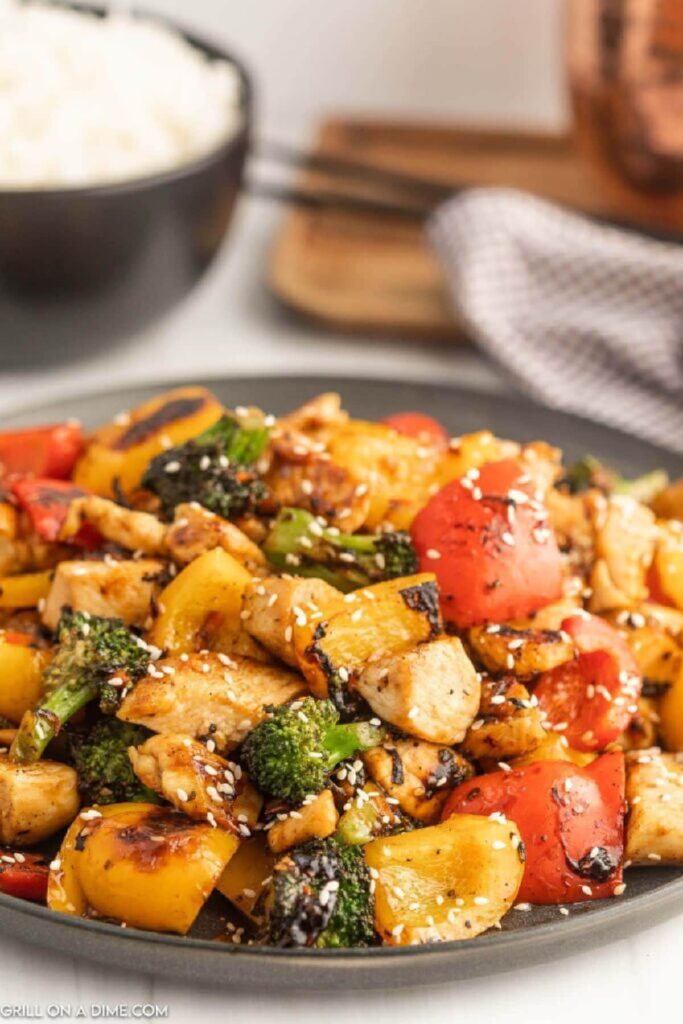 Blackstone Chicken Stir Fry