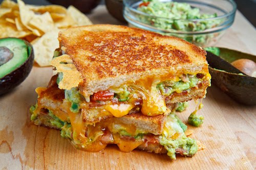 Bacon Grilled Cheese Guacamole