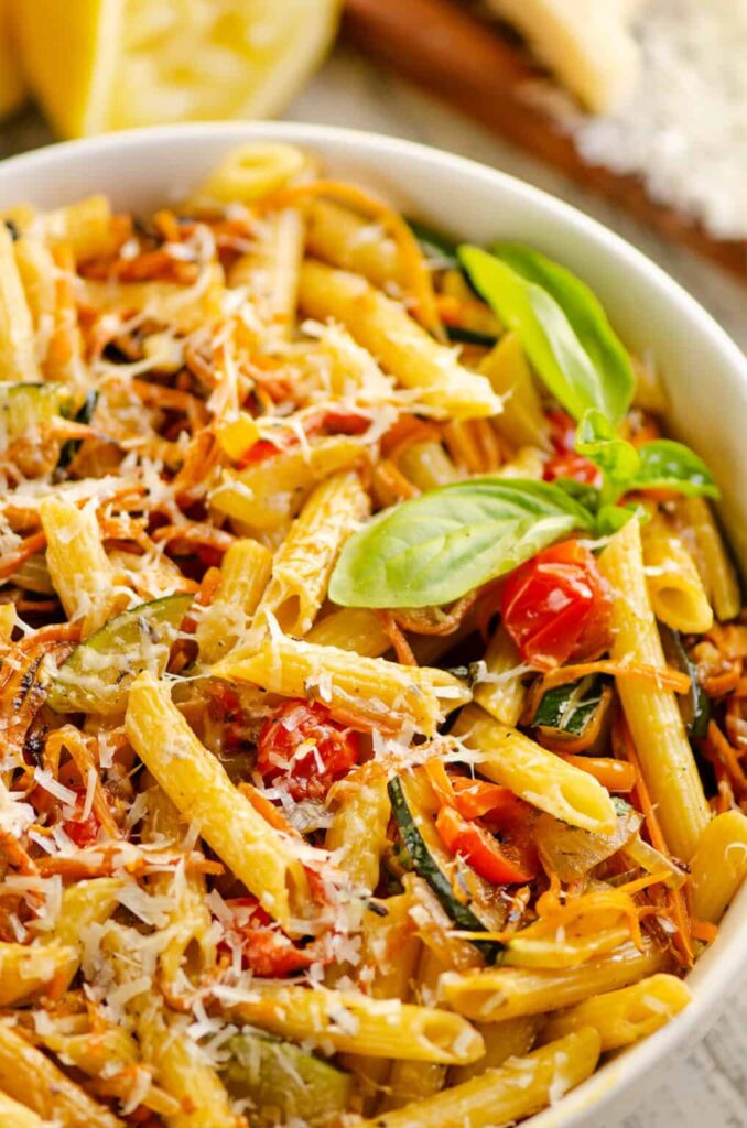 Blackstone Griddle Pasta Primavera