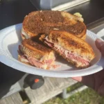 Grilled Reuben Sandwich on the Blackstone