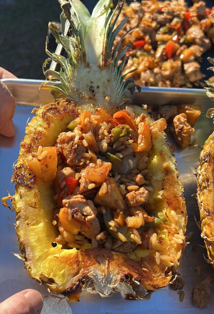 Blackstone Pineapple Chicken Fried Rice Recipe