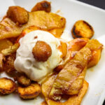 Pineapple Bowl Bar + Grilled Peaches on the Blackstone