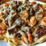 full Creamy Cajun Shrimp Alfredo Pasta