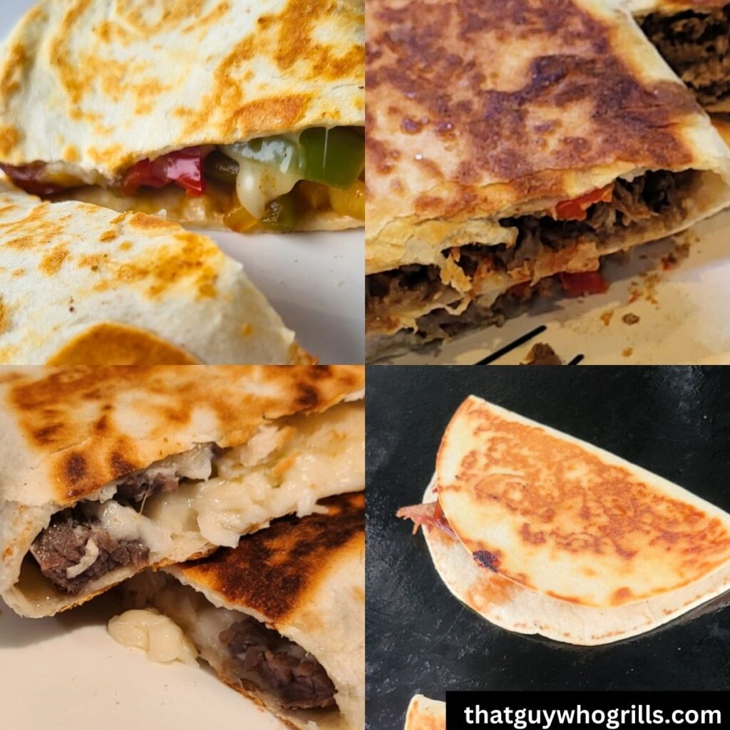 Blackstone Griddle Quesadillas (Pressed Style)