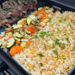 Blackstone Hibachi Chicken, Shrimp, Fried Rice & Veggies