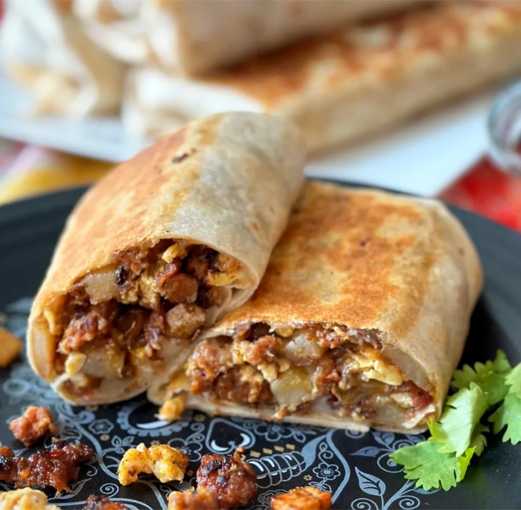 Chorizo Breakfast Burritos