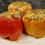 Taco stuffed peppers on the blackstone