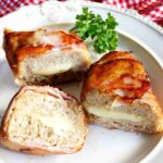 Bacon wrapped grilled cheese