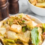Cabbage bacon on the blackstone