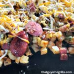 Blackstone Breakfast Hash with Eggs