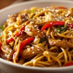 Blackstone Chicken & Broccoli Lo Mein