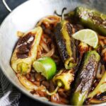 Grilled Mexican Green Peppers (Chiles Asados)