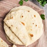 homemade flour tortillas