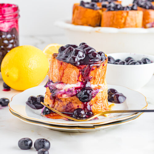 Stuffed Blueberry French toast.