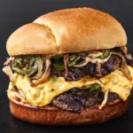 Jalapeño provolone smash burgers
