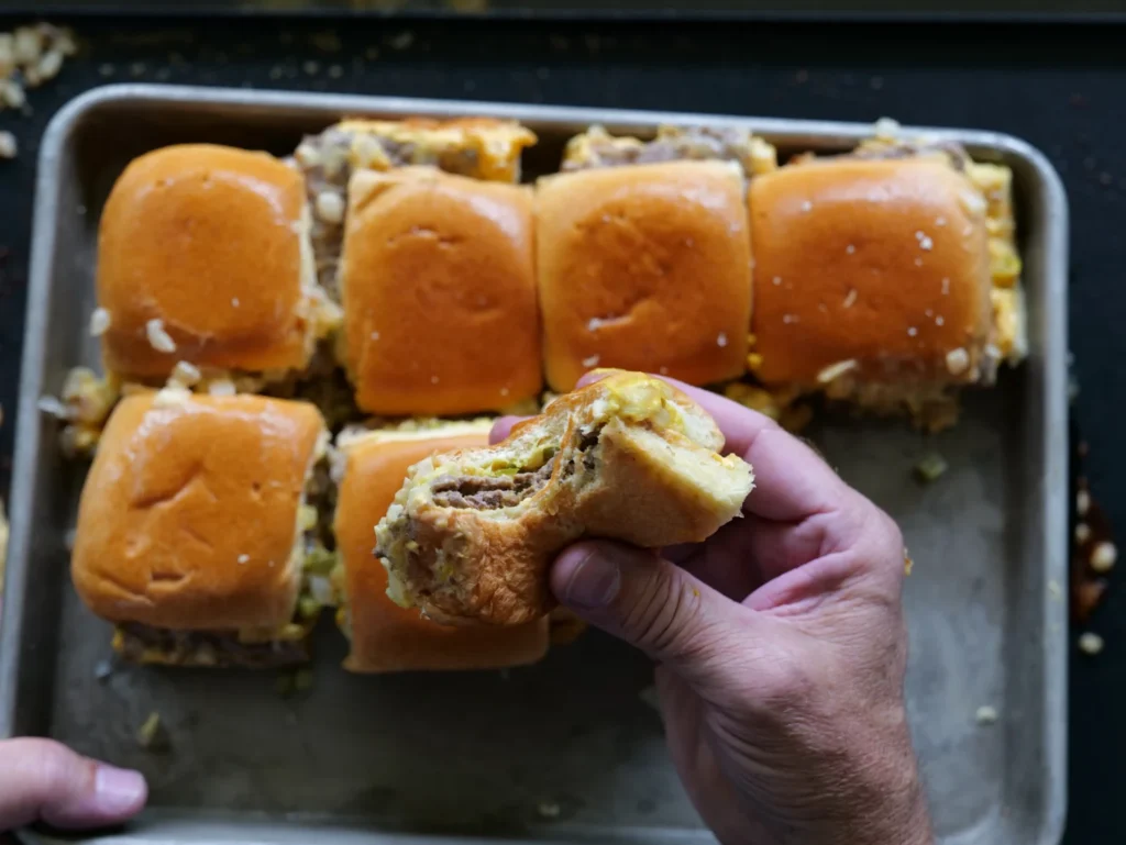 Copycat White Castle Sliders on the Griddle