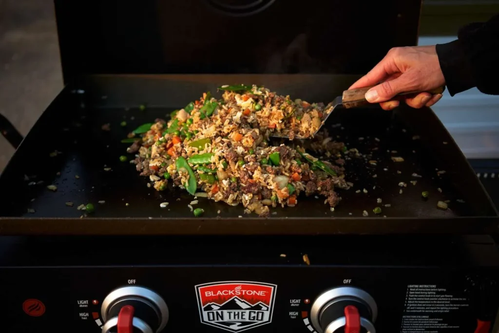 Fiddle head beef fried rice