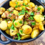 Blackstone Griddle Fried Canned Potatoes