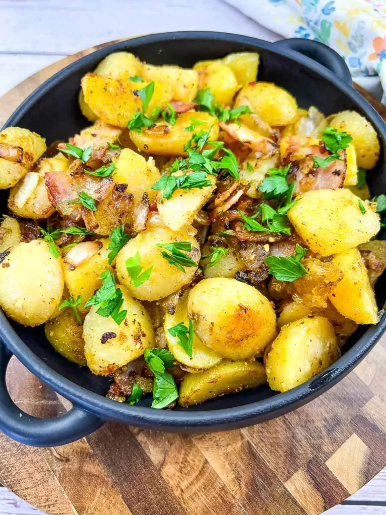 Blackstone Griddle Fried Canned Potatoes