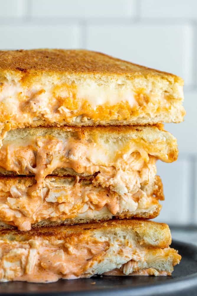 Buffalo Chicken Grilled Cheese